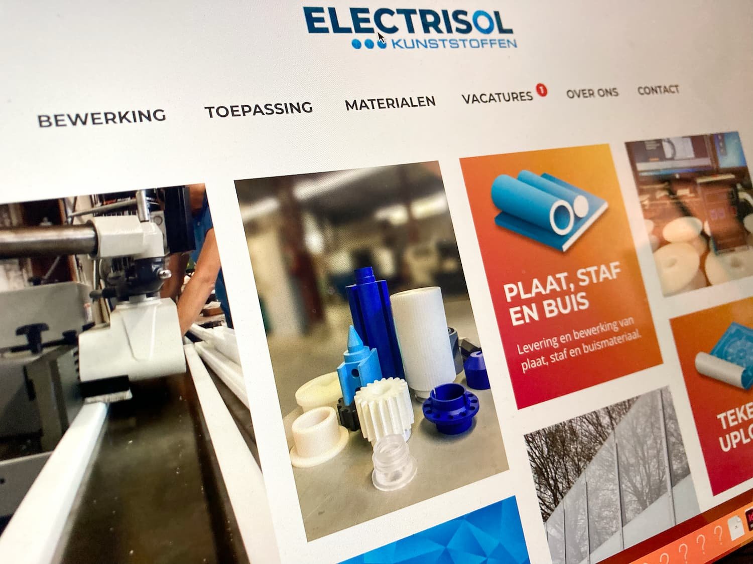 Electrisol Kunststoffen Webdesign